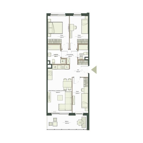 Plan 4 pok. 69m²