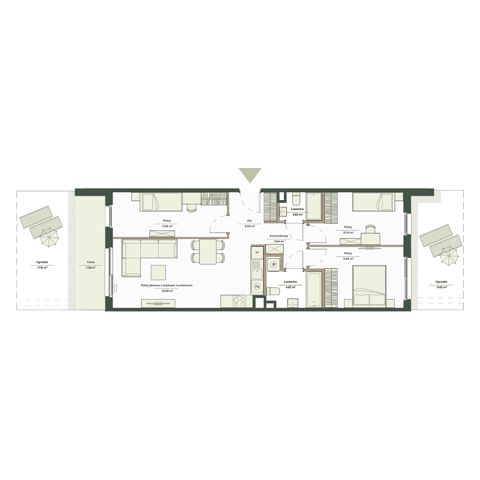 Plan 4 pok. 72m²