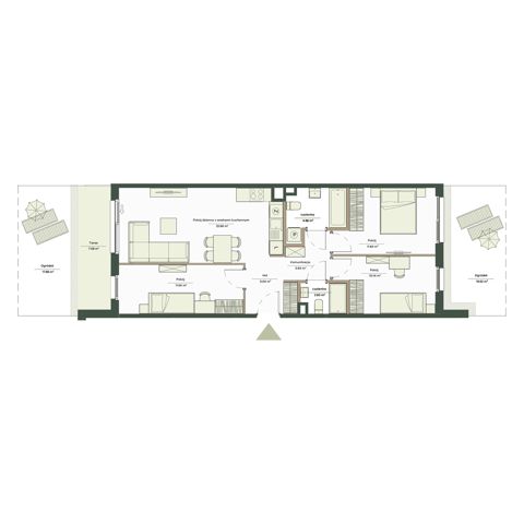 Plan 4 pok. 72m²