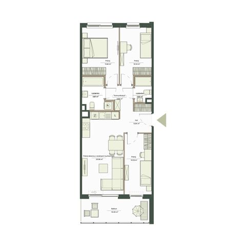 Plan 4 pok. 69m²