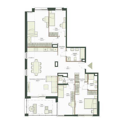 Plan 5 pok. 119m²