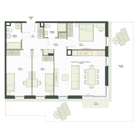 Plan 4 pok. 83m²