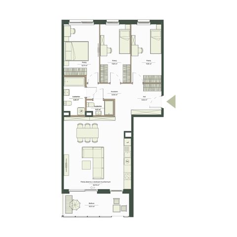 Plan 4 pok. 90m²