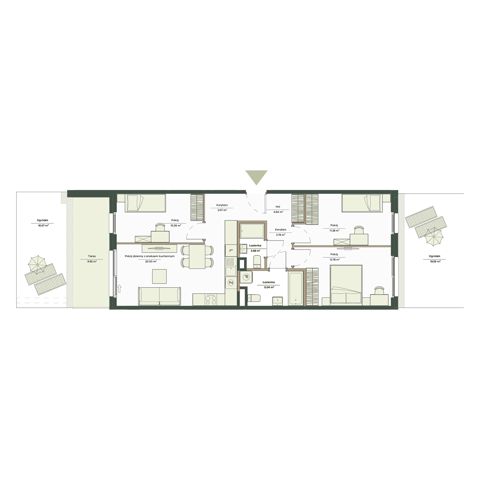 Plan 4 pok. 71m²