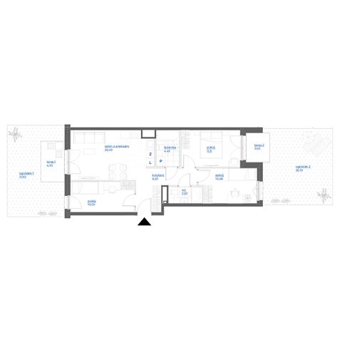 Plan 4 pok. 67m²
