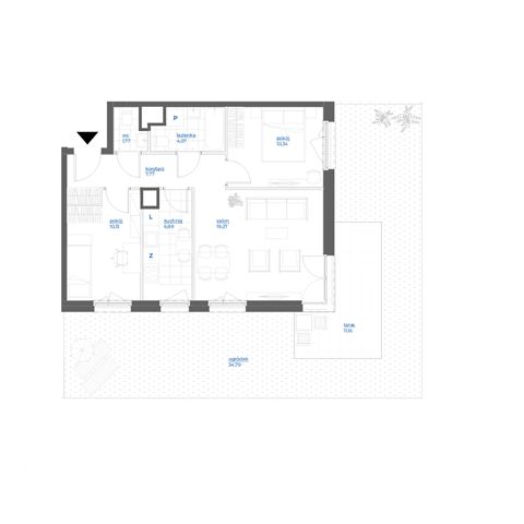 Plan 3 pok. 60m²