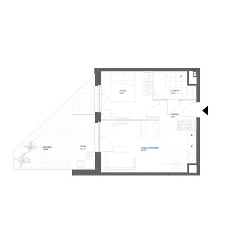 Plan 2 pok. 40m²