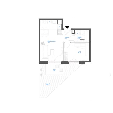 Plan 2 pok. 36m²