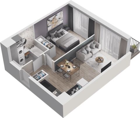 Plan 2 pok. 38m²