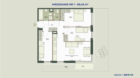 Plan 4 pok. 70m²