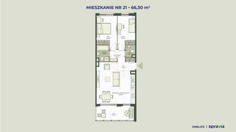 Plan 3 pok. 67m²