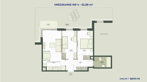 Plan 3 pok. 53m²