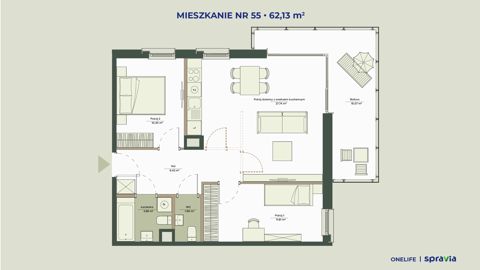 Plan 3 pok. 62m²