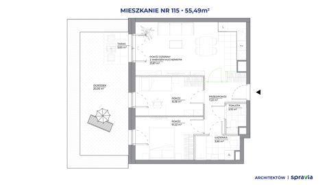 Plan 3 pok. 55m²