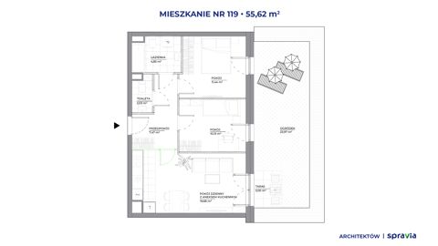 Plan 3 pok. 56m²