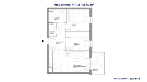 Plan 3 pok. 56m²