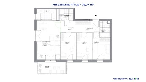 Plan 4 pok. 78m²