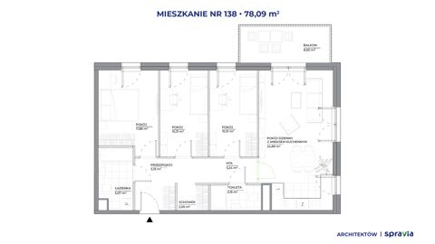 Plan 4 pok. 78m²