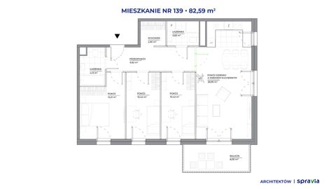 Plan 4 pok. 83m²