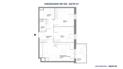 Plan 3 pok. 57m²