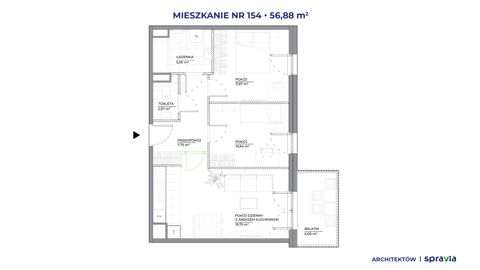 Plan 3 pok. 57m²