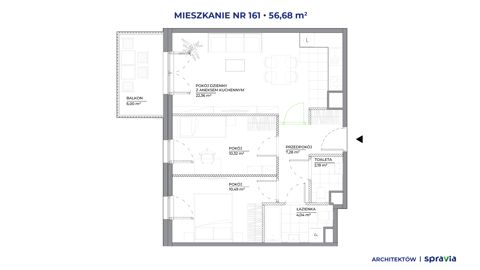 Plan 3 pok. 57m²