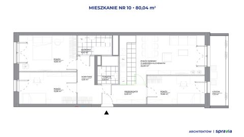 Plan 4 pok. 80m²