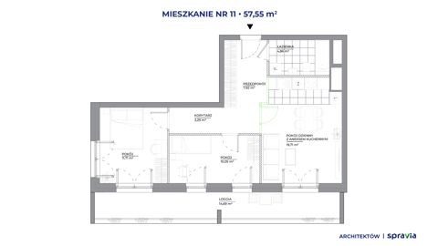 Plan 3 pok. 58m²