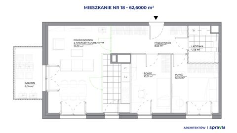 Plan 3 pok. 63m²