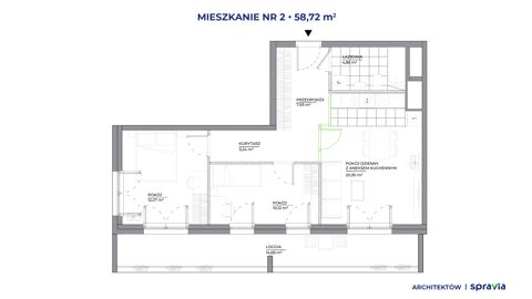 Plan 3 pok. 59m²