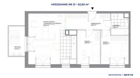 Plan 3 pok. 63m²