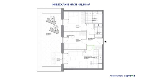 Plan 3 pok. 54m²
