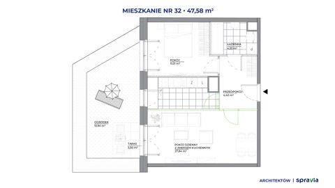 Plan 2 pok. 48m²