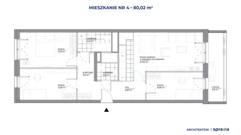 Plan 4 pok. 80m²