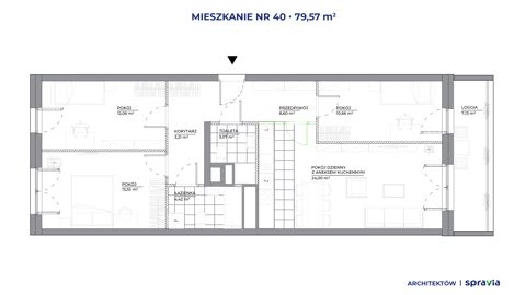 Plan 4 pok. 80m²