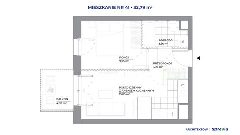 Plan 2 pok. 33m²