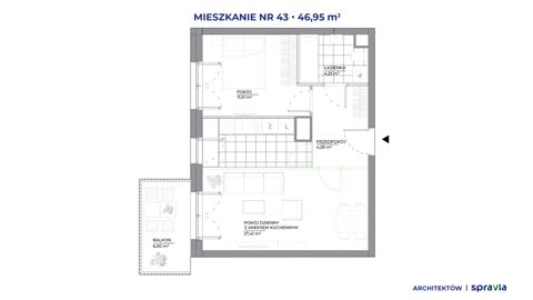 Plan 2 pok. 47m²