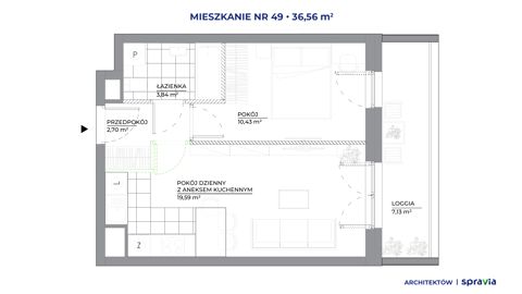 Plan 2 pok. 37m²