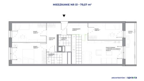 Plan 4 pok. 80m²