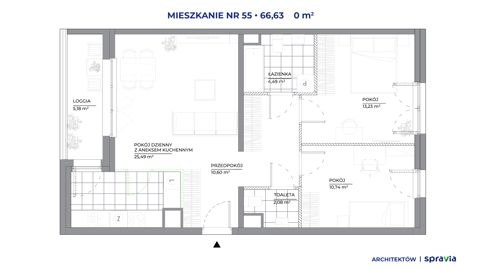 Plan 3 pok. 67m²