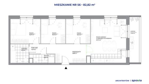 Plan 4 pok. 83m²
