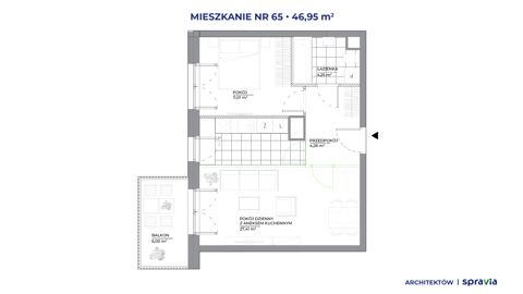 Plan 2 pok. 47m²