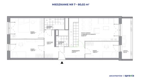 Plan 3 pok. 80m²