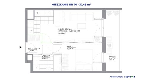 Plan 2 pok. 37m²