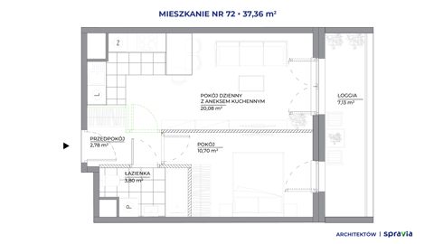 Plan 2 pok. 37m²