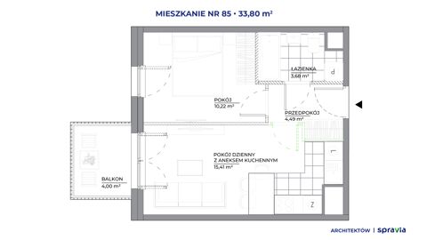 Plan 2 pok. 34m²