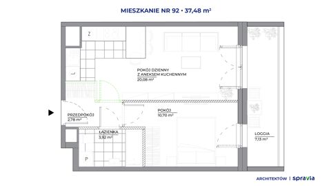 Plan 2 pok. 37m²