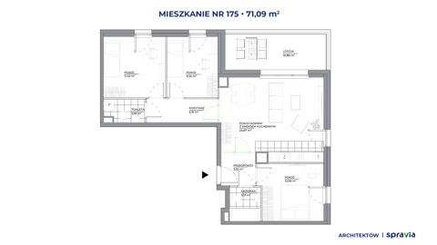 Plan 4 pok. 71m²