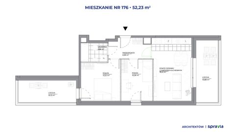 Plan 2 pok. 52m²