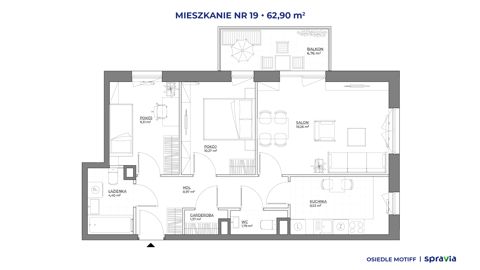 Plan 3 pok. 63m²
